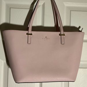 Kate Spade large pale pink leather purse